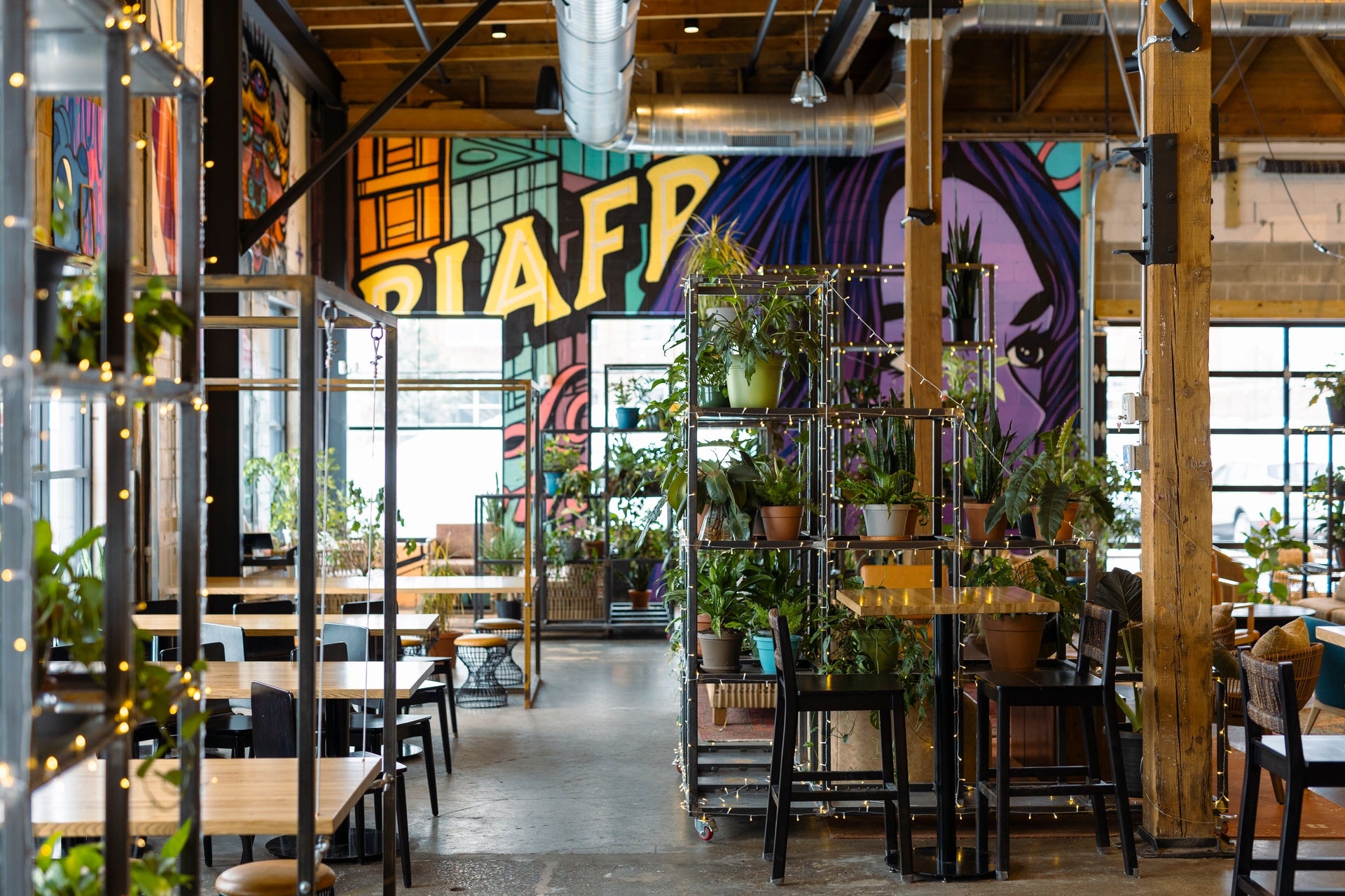 interior restaurant floor