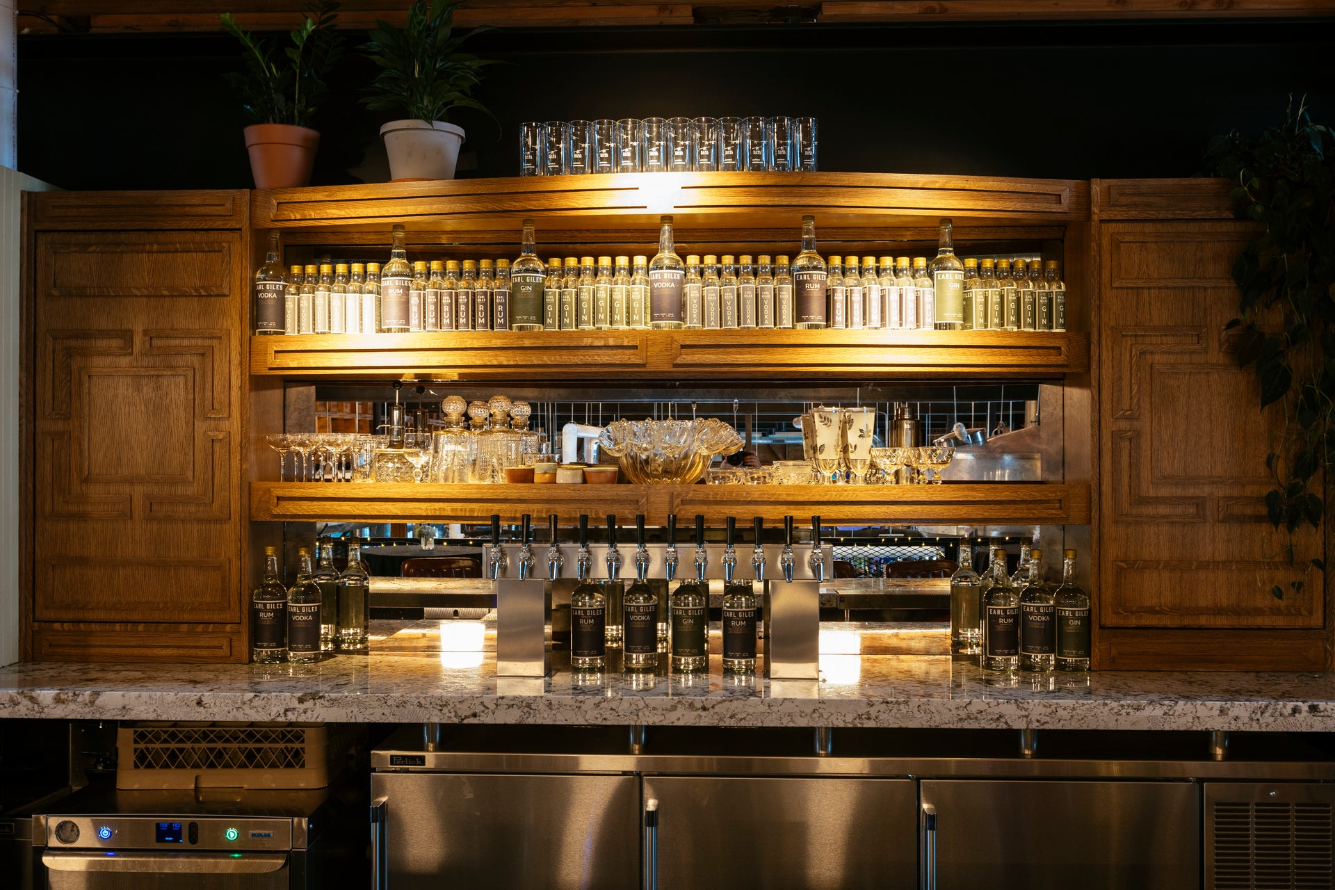 interior mezzanine bar